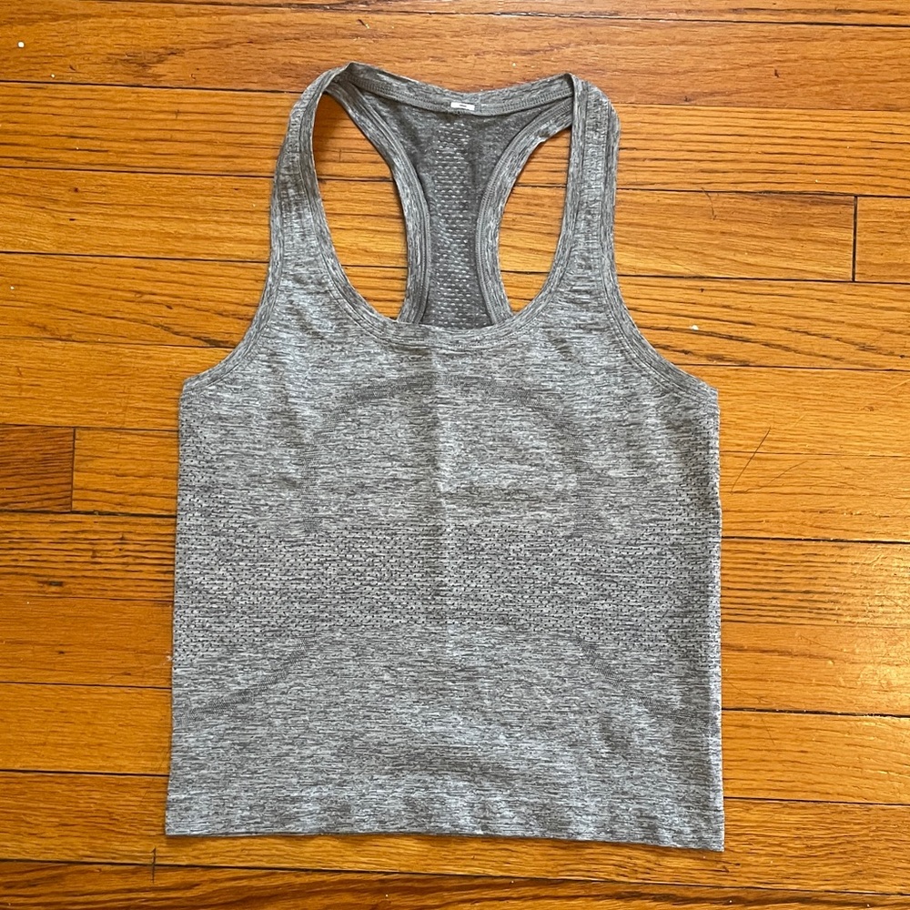 Swiftly Tech Racerback Tank Top 2.0 Race Length, Slate Size 4